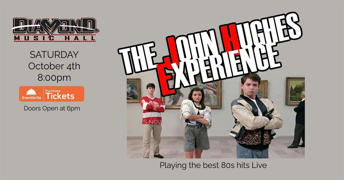 John Hughes Experience at Diamond Music Hall, 4 October | Event in saint peters | AllEvents