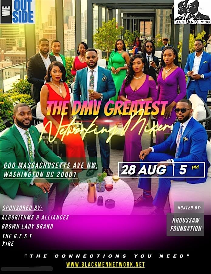 The DMV’s Greatest: Networking Mixer, 28 August | Event in Washington | AllEvents