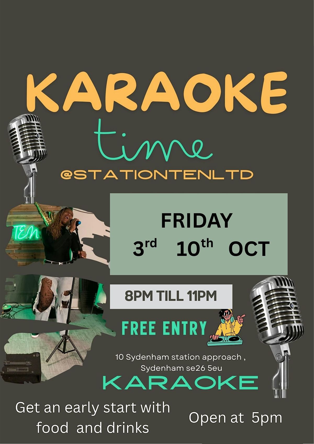 KARAOKE NIGHT VIBES – Hosted by @JustKim_Host.s | Event in London | AllEvents