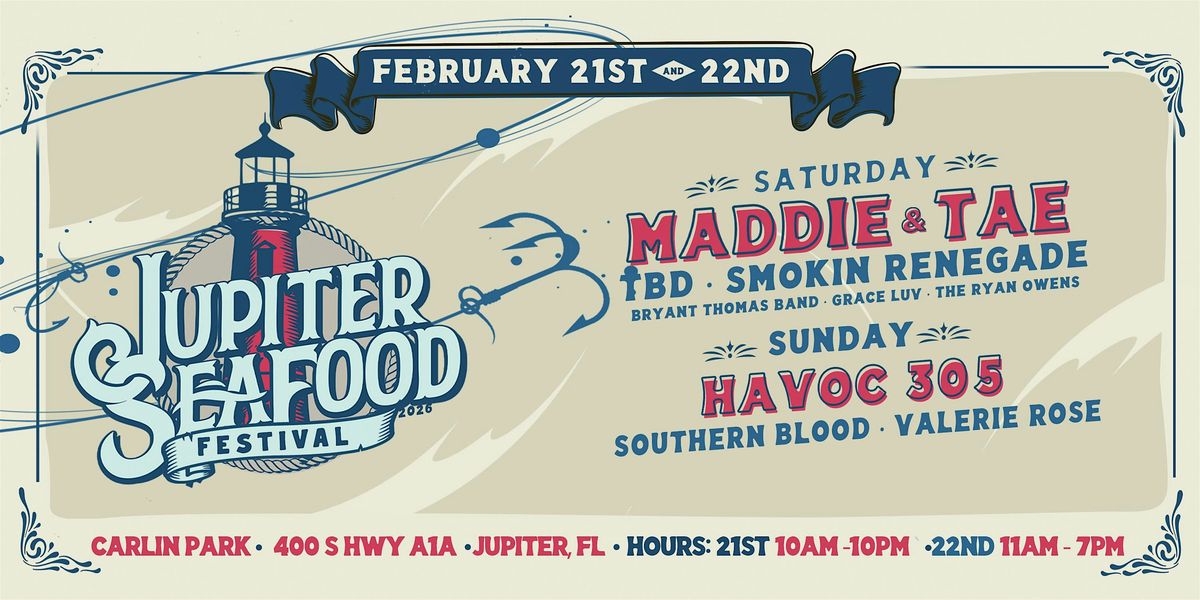2026 JUPITER SEAFOOD FESTIVAL - FEB 21ST & 22ND, 21 February | Event in Jupiter | AllEvents