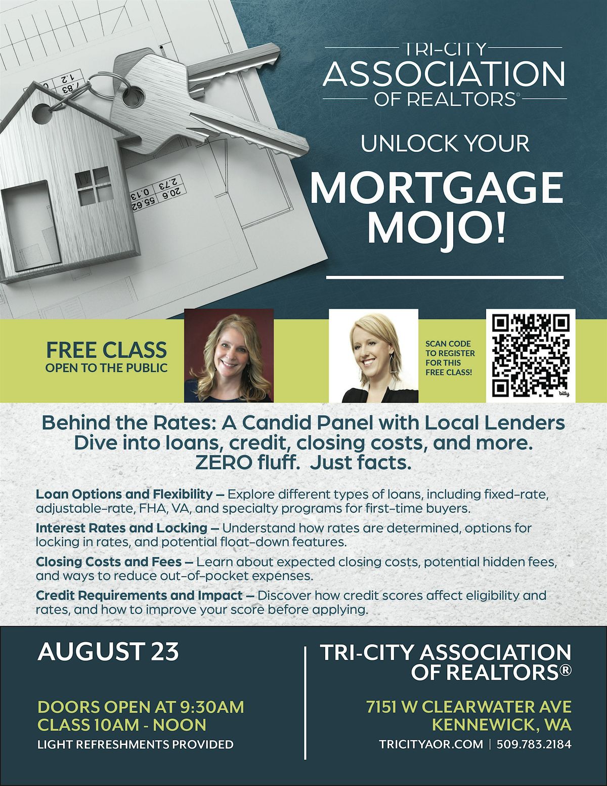 Unlock your Mortgage MOJO!, 23 August | Event in Kennewick | AllEvents