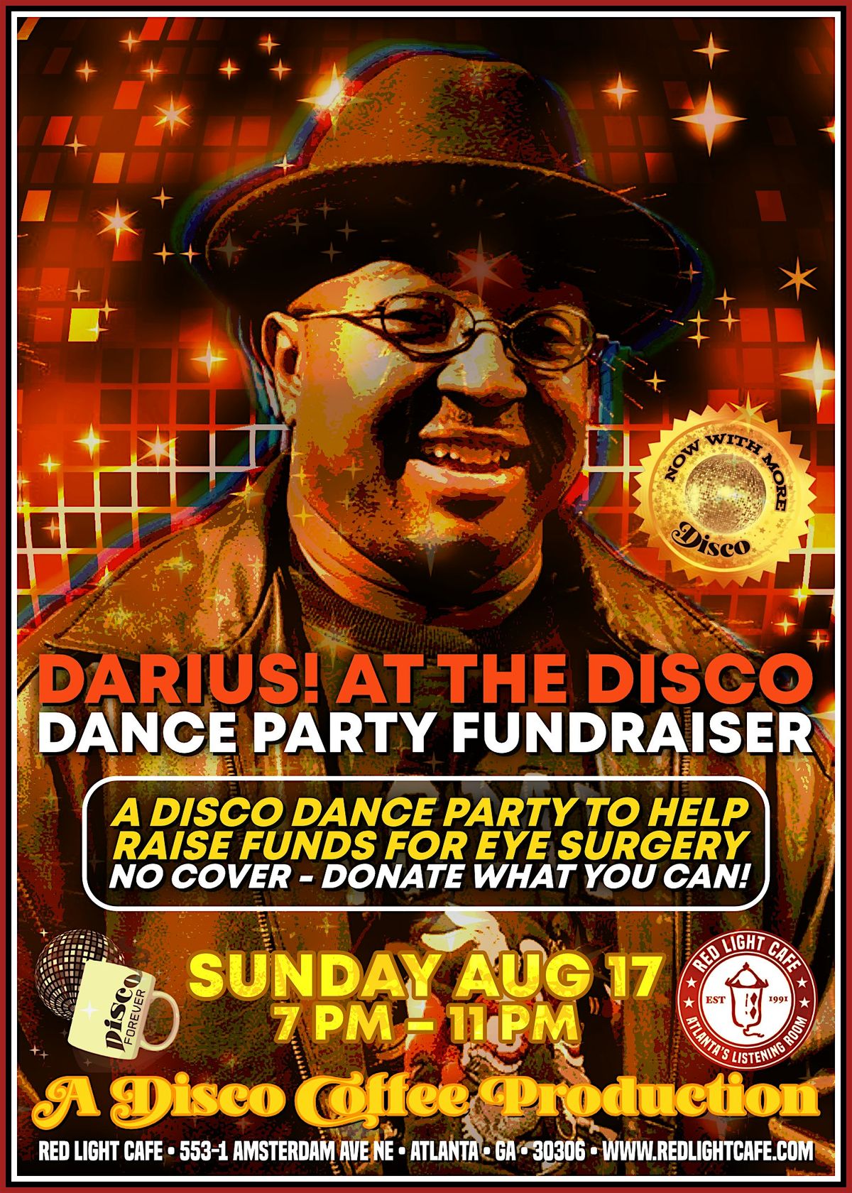 DARIUS! ON THE DANCE FLOOR: A Dance Party Fundraiser, 17 August | Event in Atlanta | AllEvents