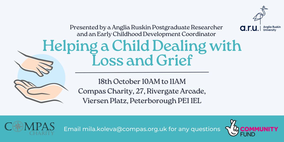 Helping a Child Dealing with Loss and Grief, 18 October | Event in Peterborough | AllEvents