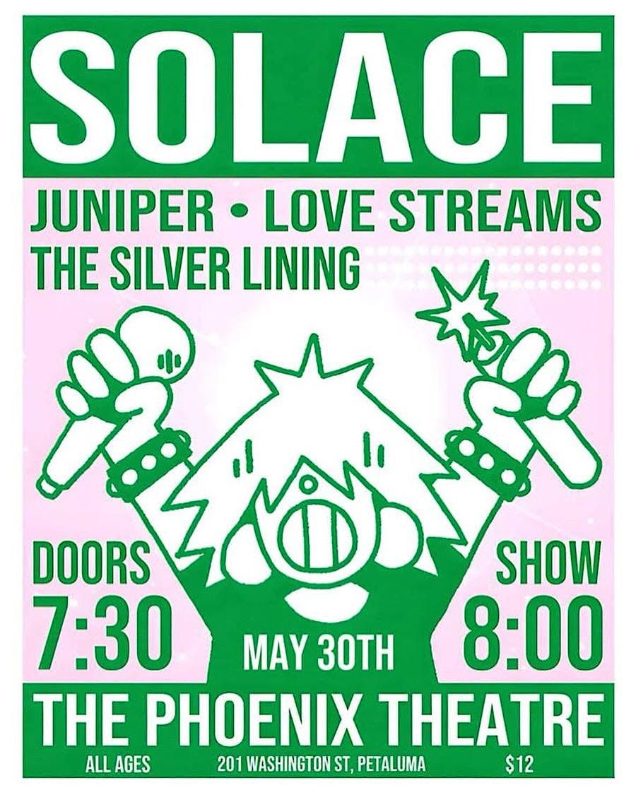 Solace, Juniper, Love Streams, The Silver Lining, 30 May | Event in Petaluma | AllEvents