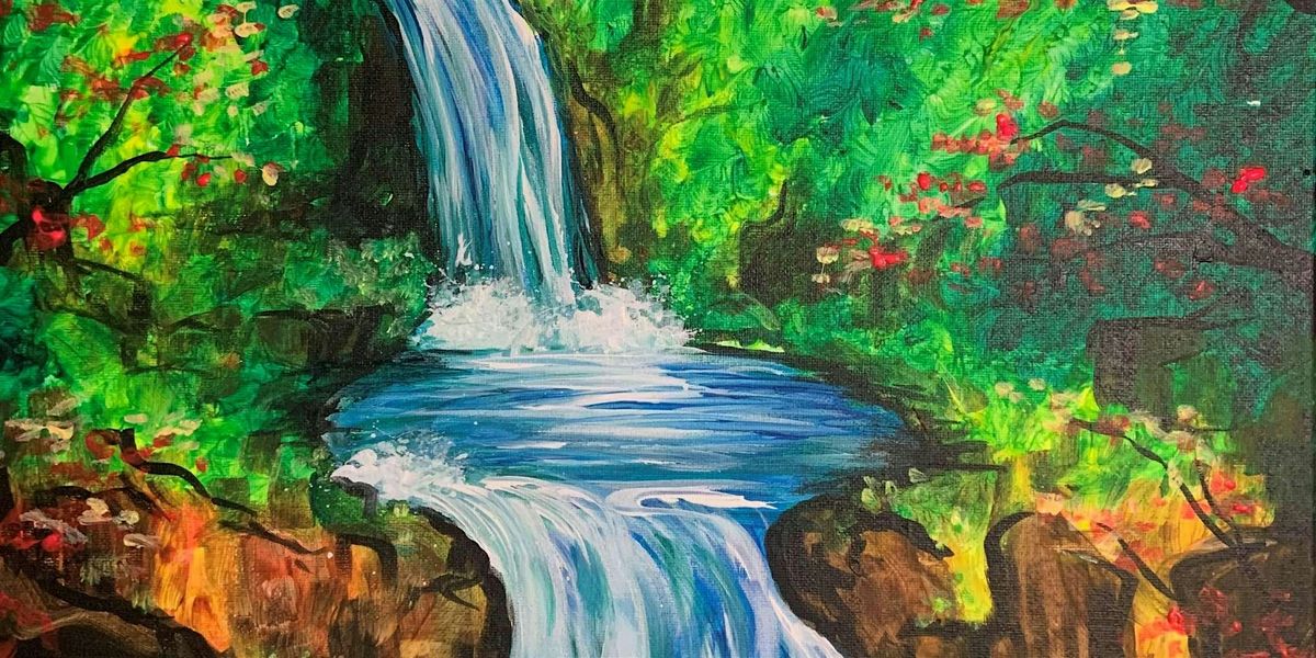 Sunset Falls - Paint and Sip by Classpop!™, 5 June | Event in San Bruno | AllEvents