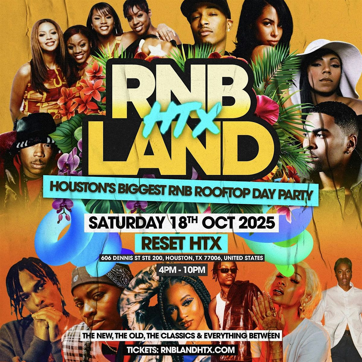 RNBLAND - Houston's Biggest RnB Rooftop Day Party, 18 October | Event in Houston | AllEvents