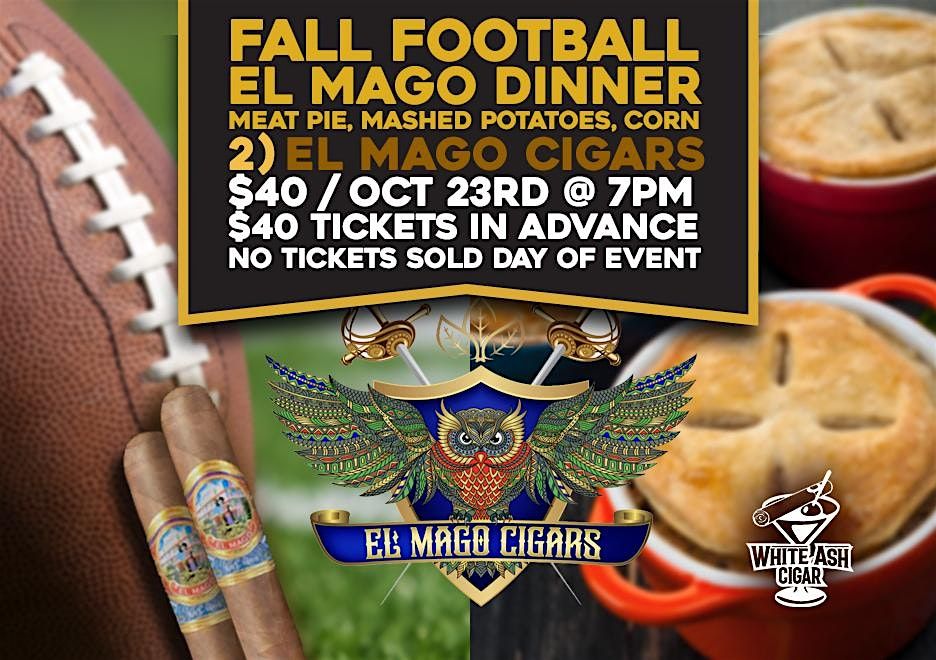 October Cigar Dinner at the White Ash, 23 October | Event in Pawtucket | AllEvents
