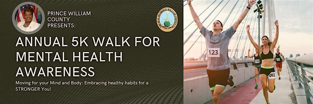 Annual Prince William County 5k Walk for Mental Health Awareness Month, 10 May | Event in Triangle | AllEvents
