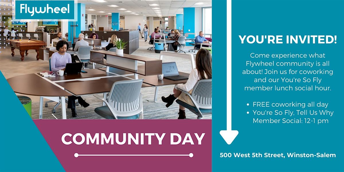 Community Day at Flywheel Winston-Salem!, 23 July | Event in Winston-Salem | AllEvents