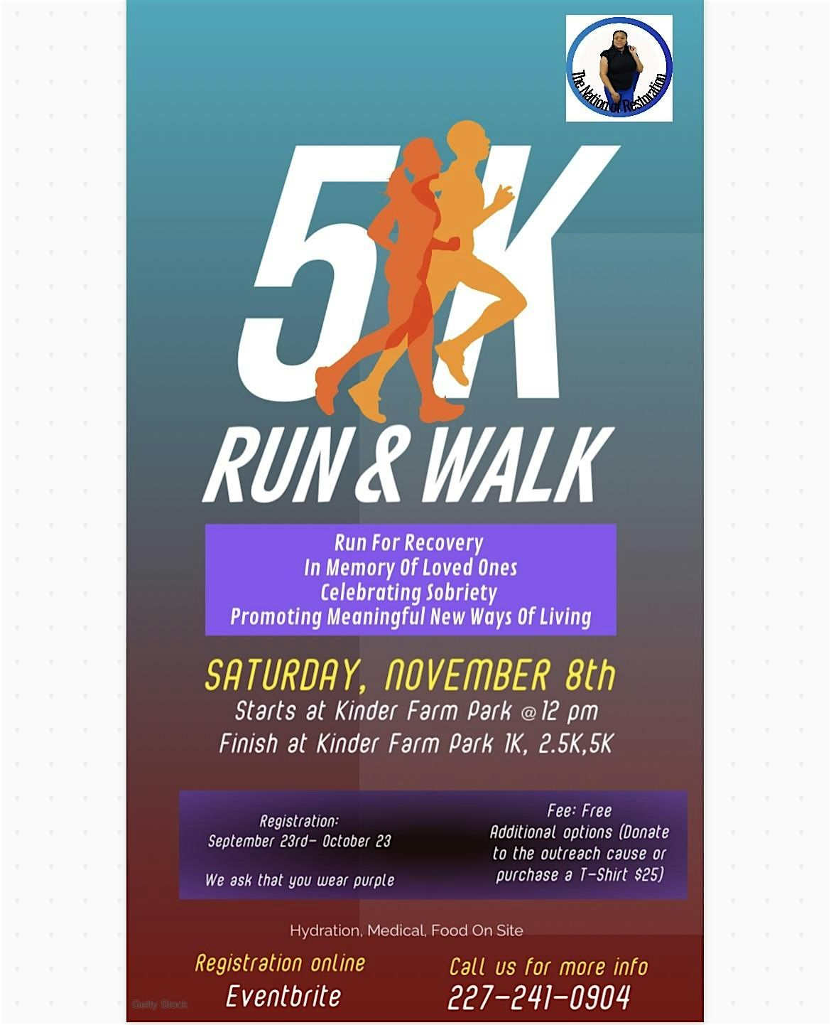 5K Run/Walk  for Recovery, 8 November | Event in Severna Park | AllEvents