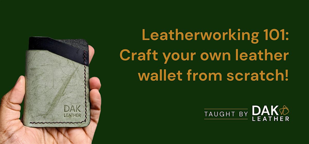 Craft your own leather wallet from scratch!, 18 August | Event in Washington | AllEvents