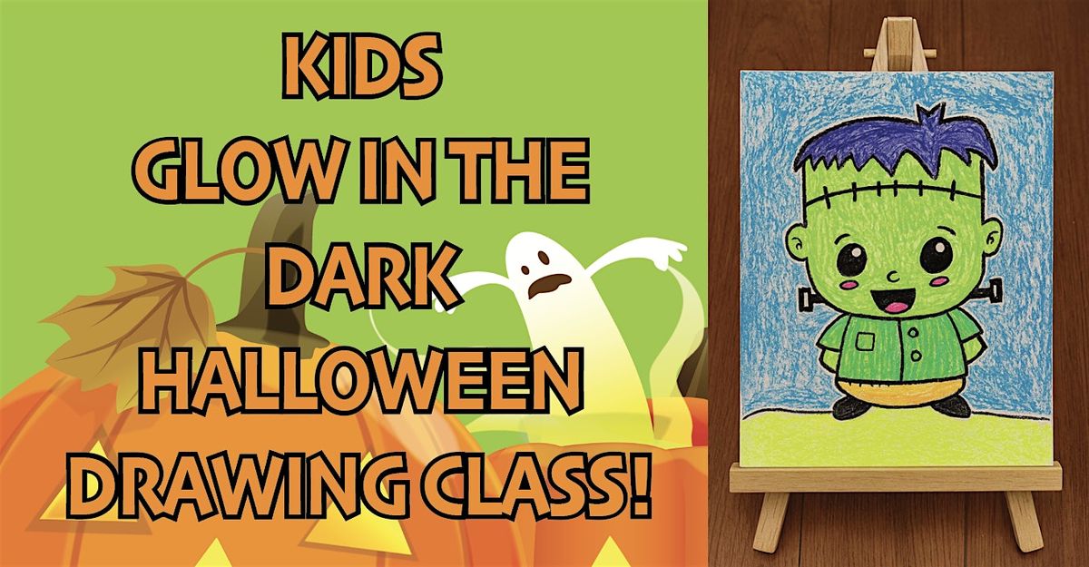 Kids Glow in the Dark Halloween Oil Pastels Workshop, 29 October | Event in Surry Hills | AllEvents