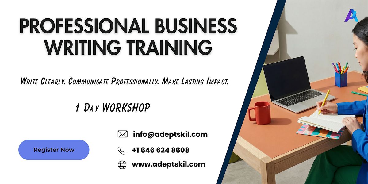 Professional Business Writing Training – Kitchener, ON | 1 Day Workshop