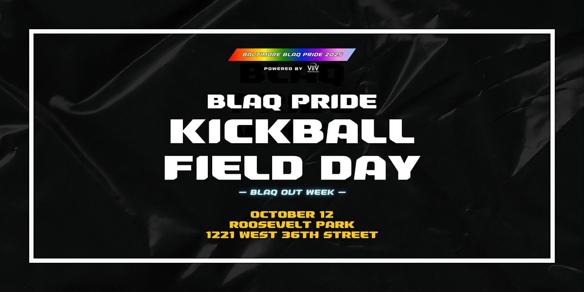 BLAQ Pride Kickball Field Day, 12 October | Event in Baltimore | AllEvents