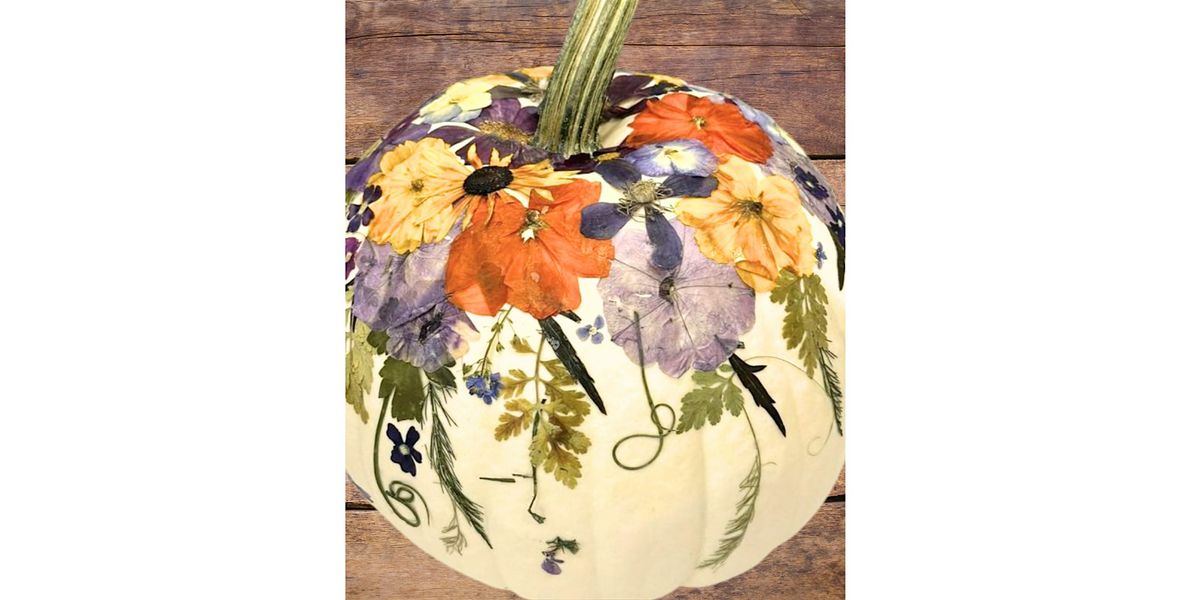 Fletcher Bay, Bainbridge (Coppertop Location) -Pressed Flower Pumpkin, 1 November | Event in Bainbridge Island