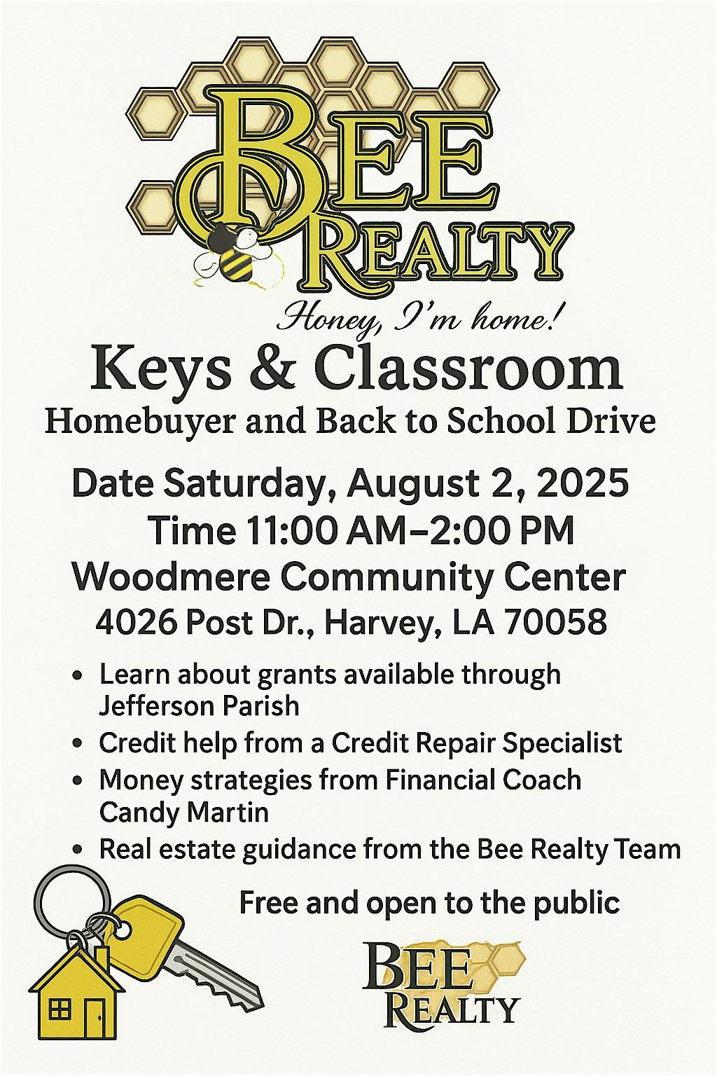 Homebuyer & Back-to-School Drive, 2 August | Event in Harvey | AllEvents