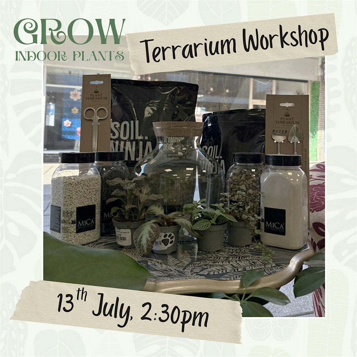 Terrarium Workshop, 13 July | Event in Thetford | AllEvents