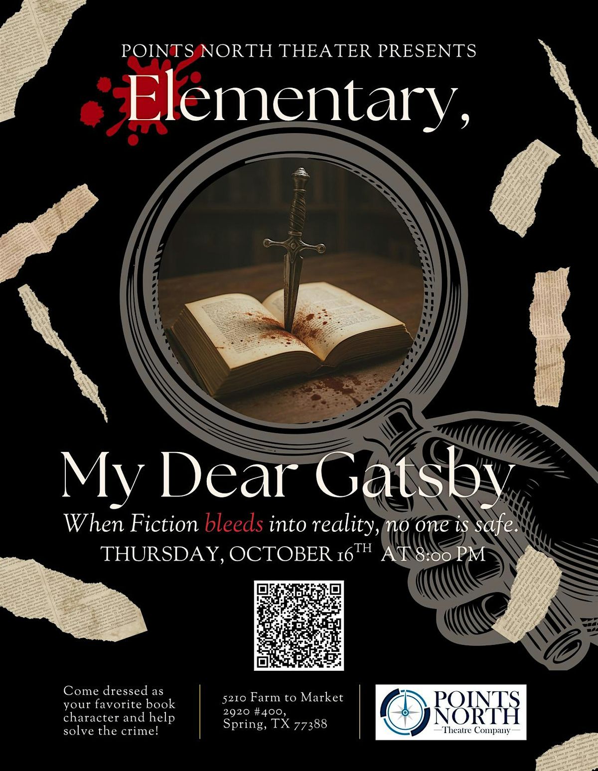 M**der at The Blind Finch, 16 October | Event in Spring | AllEvents