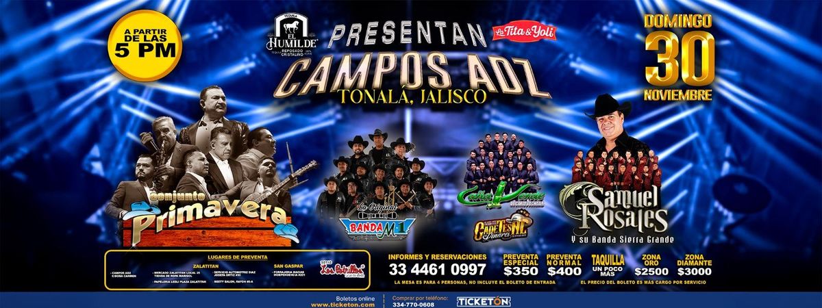 CONJUNTO PRIMAVERA, CAMPOS ADZ TONALA, 30 November | Event in Tonalá | AllEvents