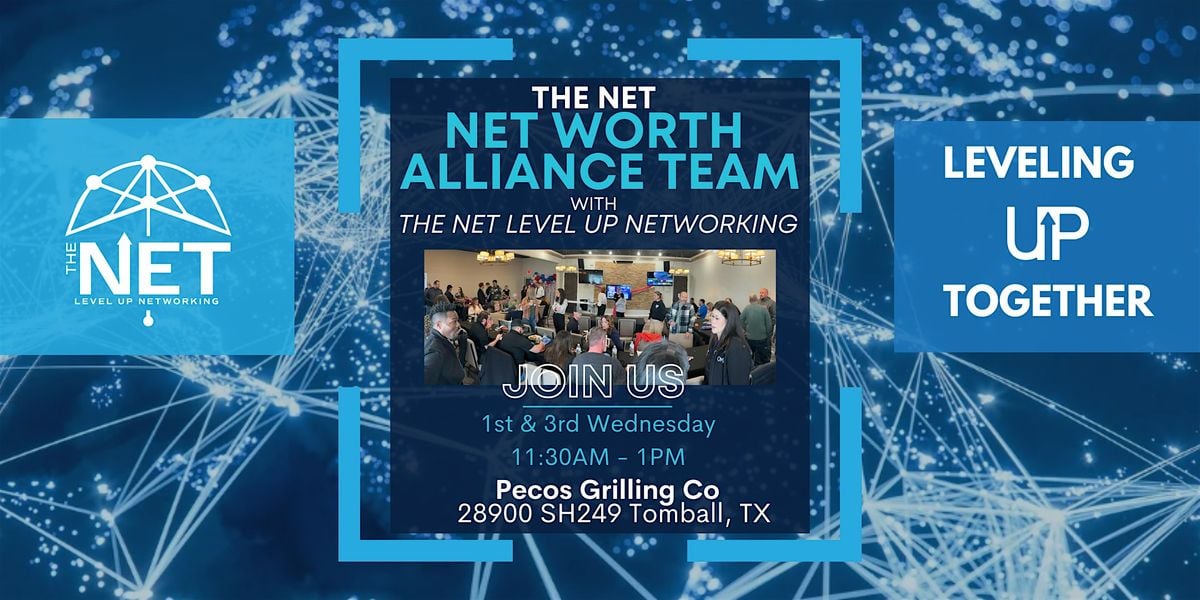 NET  Worth Alliance Team Member Meeting, 3 September | Event in Tomball | AllEvents