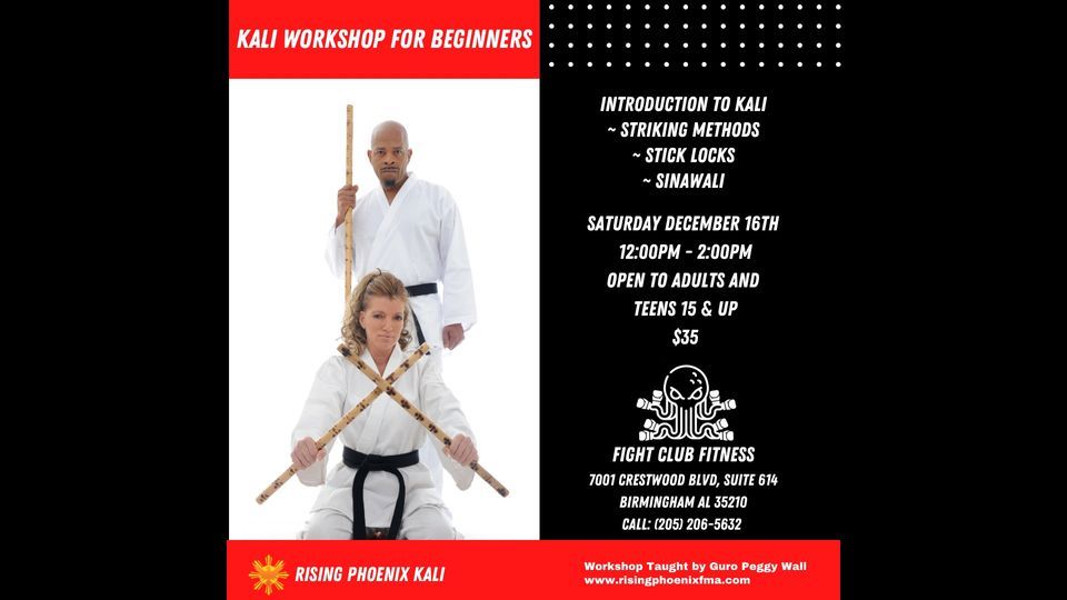 Filipino Martial Arts (Kali) Basics Crestwood, Birmingham