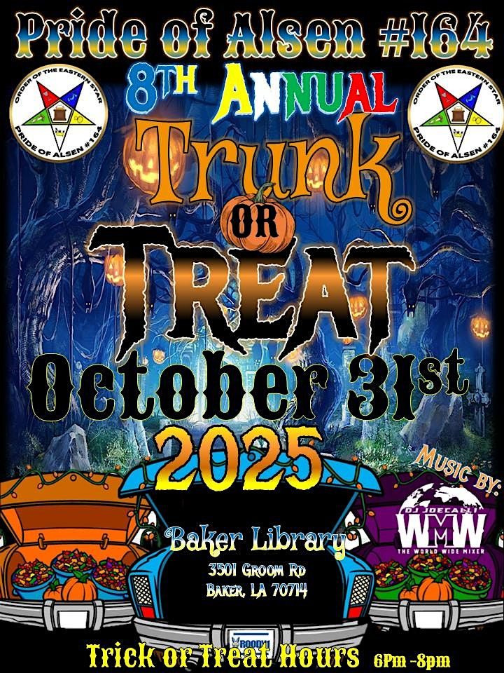 Pride of Alsen #164 Trunk or Treat, 31 October | Event in Baker | AllEvents