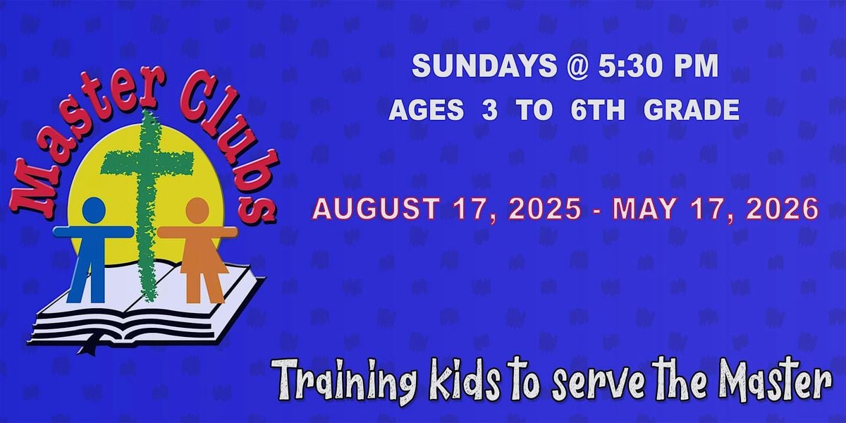 Master Clubs 2025/2026, 17 August | Event in Spring Branch | AllEvents