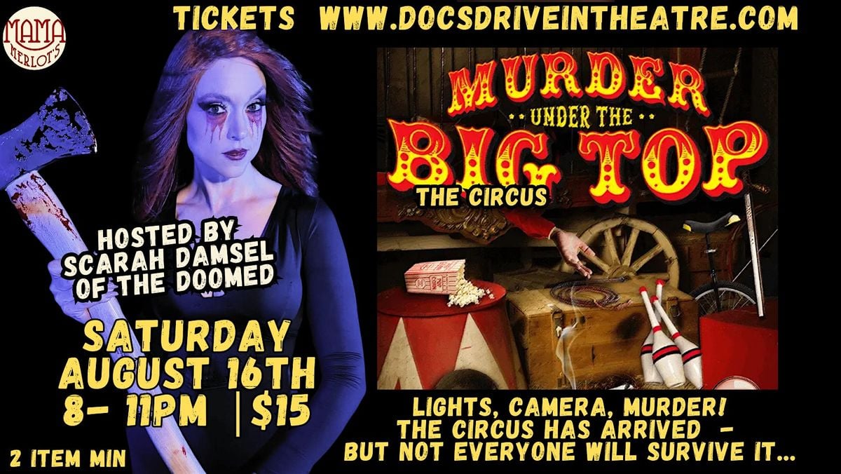 M**der Mystery: M**der Under The Big Top- The Circus at the Speakeasy, 16 August | Event in Buda | AllEvents