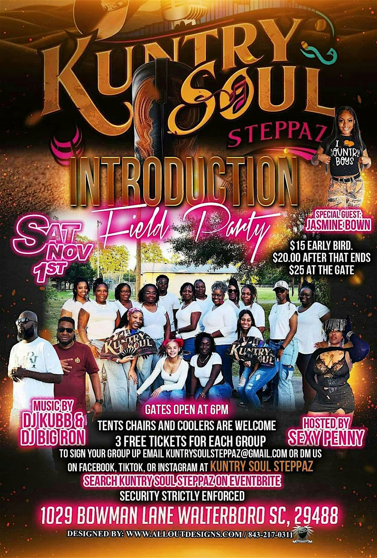 Kuntry Soul Steppaz Introduction/Field Party, 1 November | Event in Walterboro | AllEvents