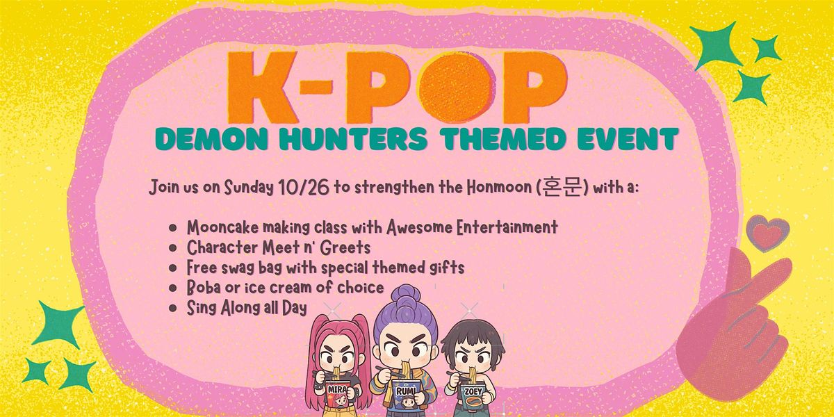 K-Pop Demon Hunters:  Mooncake making class, tea & ice cream, 26 October | Event in Katy | AllEvents