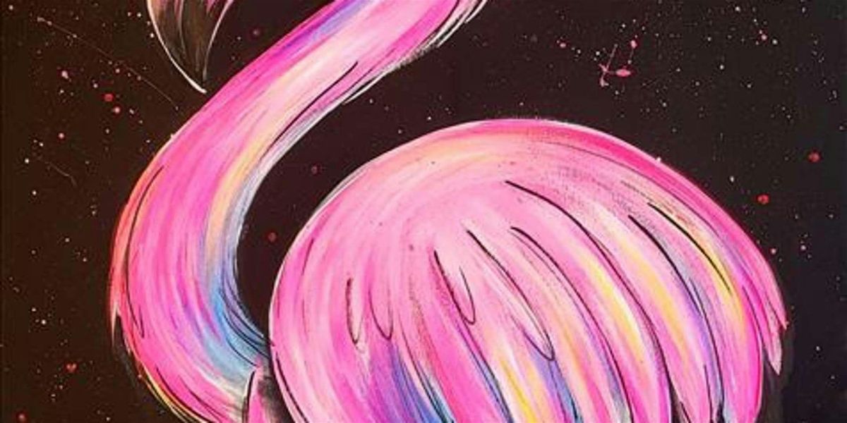 The Glowing Flamingo - Family Fun - Paint and Sip by Classpop!™, 29 June | Event in Baytown | AllEvents