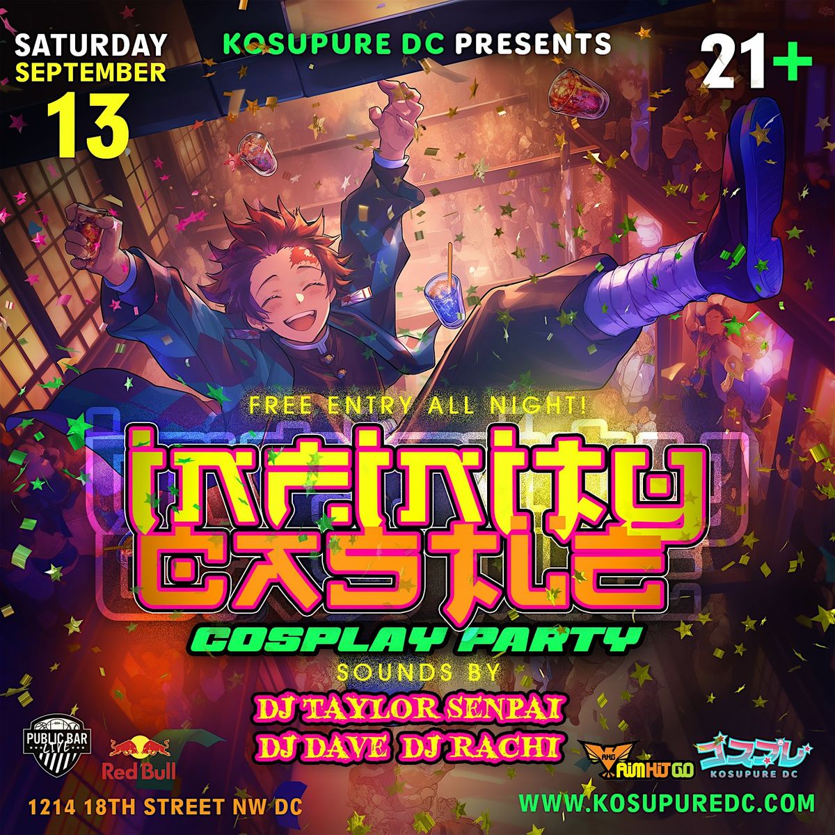 Free Cosplay Party in Washington DC!