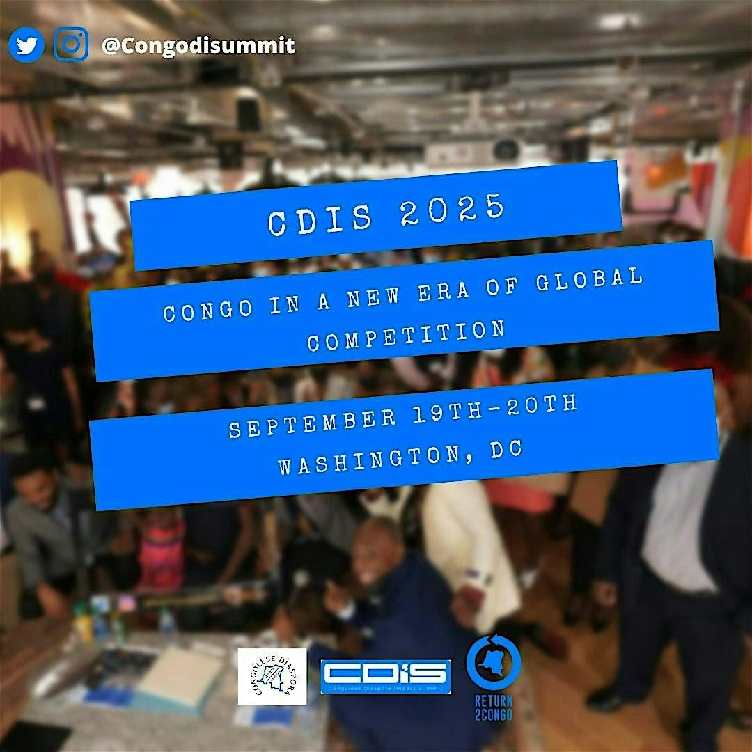 CDIS 2025: Congo in a New Era of Global Competition, 19 September | Event in Washington | AllEvents