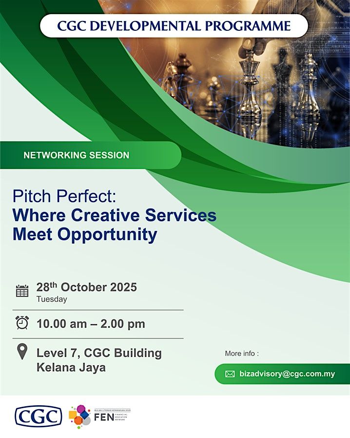 CGC Developmental Programme® Networking Session, 28 October 2025, 28 October | Event in Petaling Jaya | AllEvents