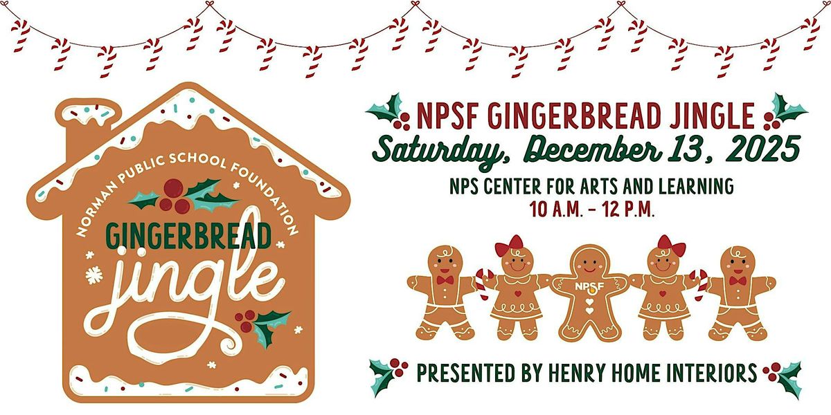 NPSF Gingerbread Jingle, 13 December | Event in Norman | AllEvents