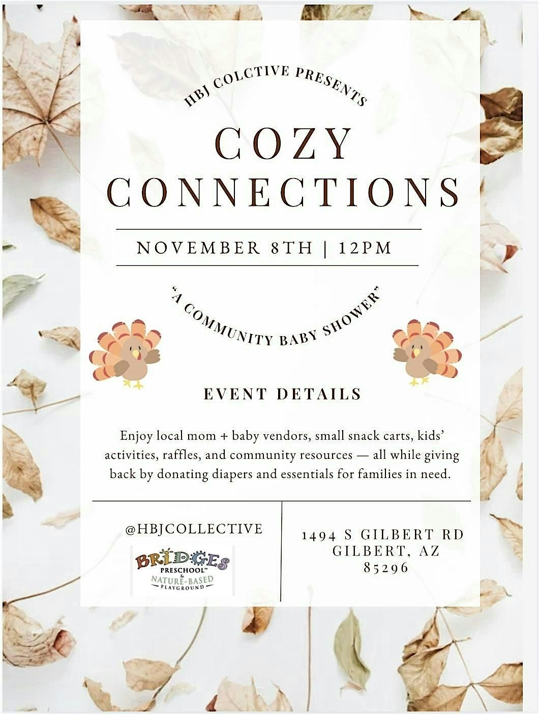 Cozy Connections, 8 November | Event in Gilbert | AllEvents