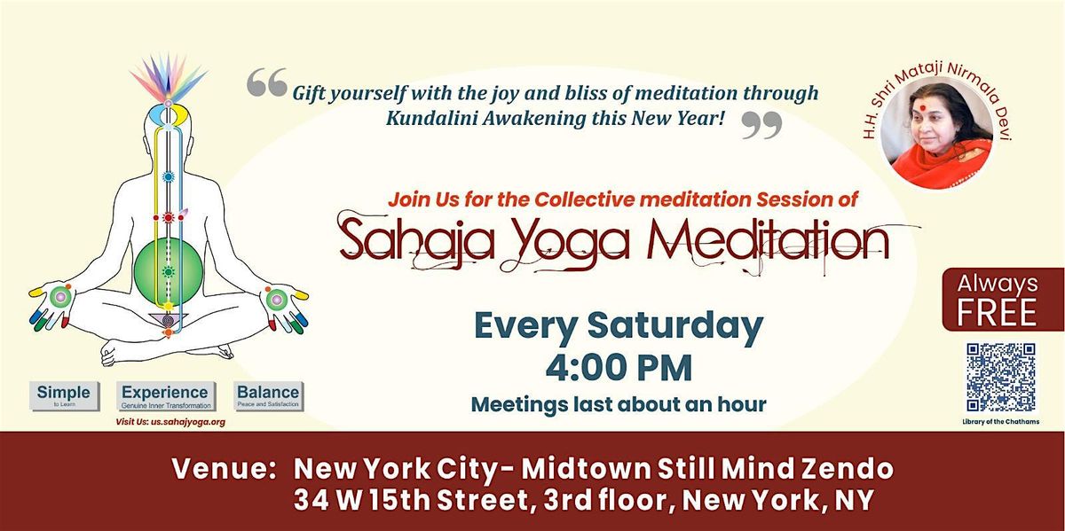 Free one-hour meditation classes for self-discovery and inner peace - NYC | Event in New York | AllEvents