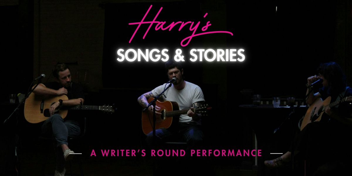 Songs & Stories: A Writer’s Round Performance at Harry’s, 21 August | Event in Richmond | AllEvents