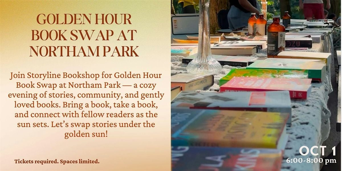 Storyline Event: Golden Hour Book Swap, 1 October | Event in Upper Arlington | AllEvents