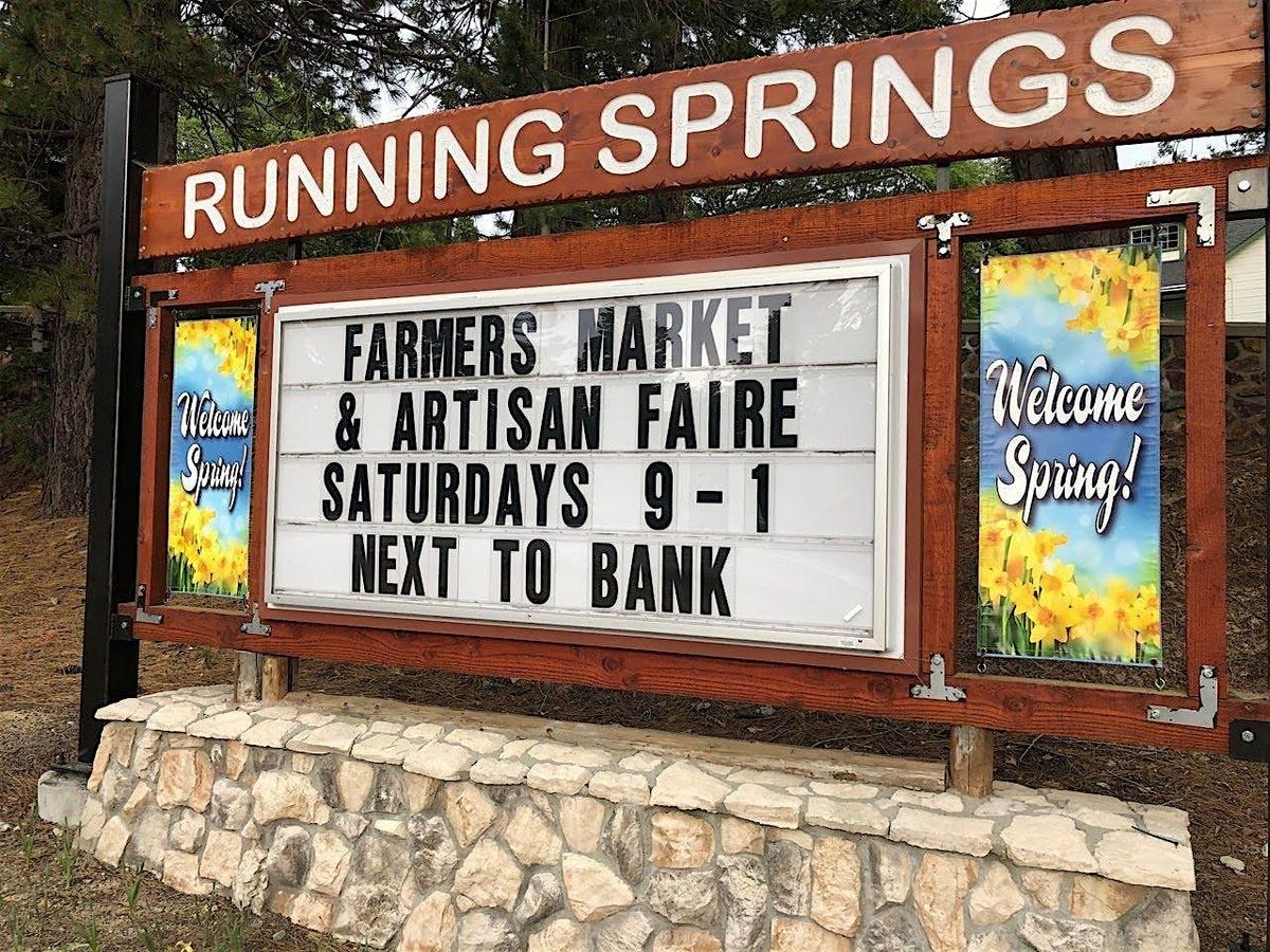 Running Springs Farmers Market & Artisan Faire 2025 | Event in Running Springs | AllEvents