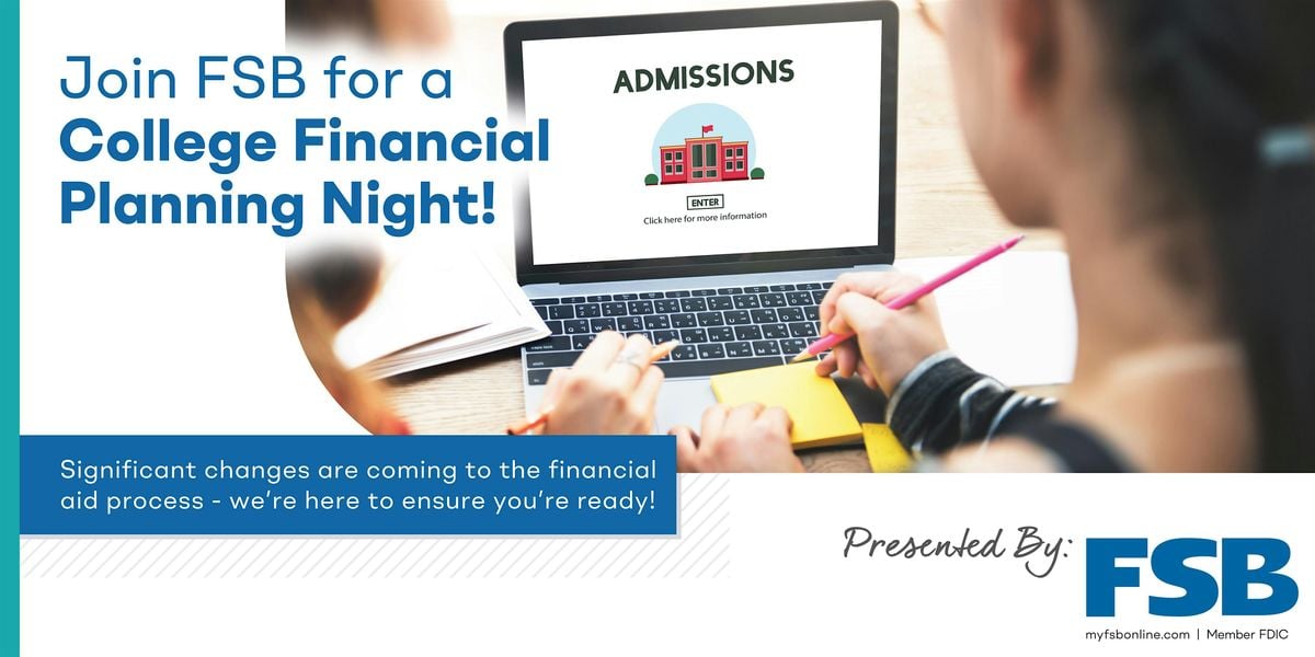 ICAN College Planning Night Hosted by FSB, 5 November | Event in Marion | AllEvents