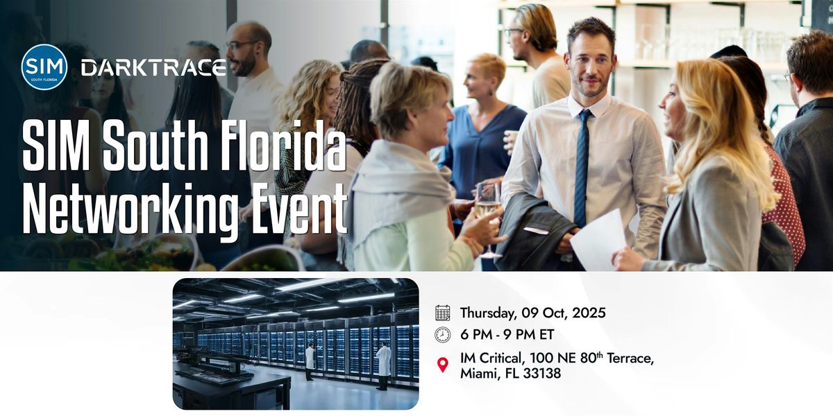 SIM South Florida Networking Event, 9 October | Event in Miami | AllEvents