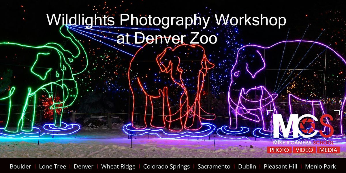 3 Part Wildlights Photography workshop at Denver Zoo, 25 November | Event in Denver | AllEvents