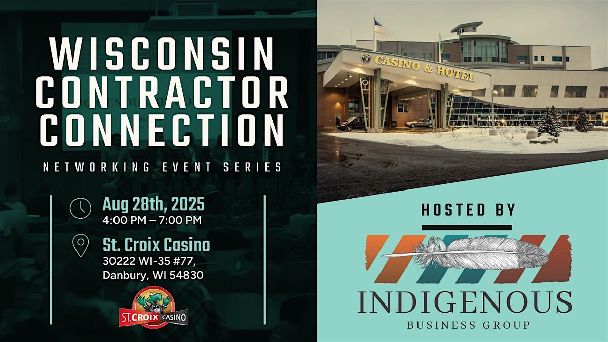 Wisconsin Contractor Connection - Networking Event Series - Danbury, WI, 28 August | Event in Danbury | AllEvents