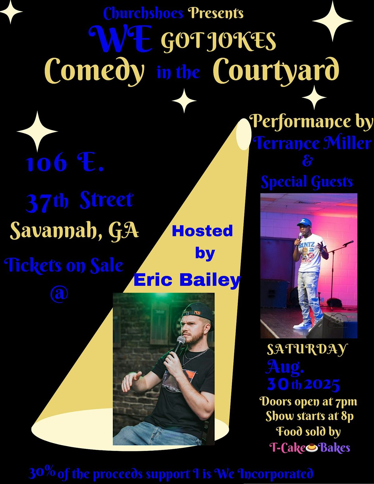 Churchshoes Presents WE Got Jokes Comedy In the Courtyard Event | Event in Savannah | AllEvents