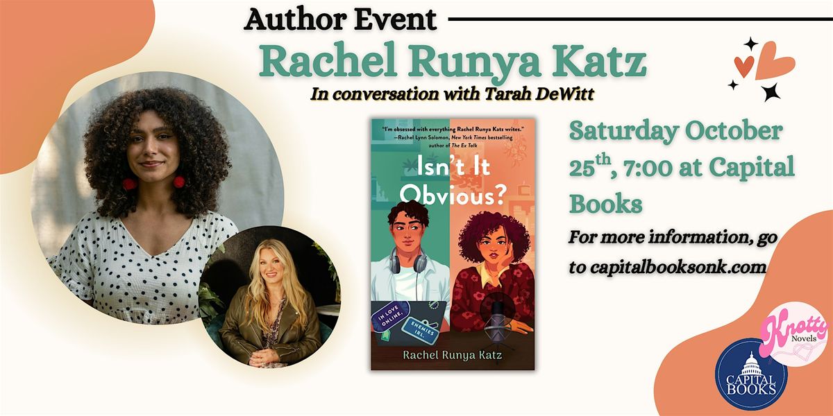 Rachel Runya Katz on Tour - Isn't It Obvious?, 25 October | Event in Sacramento | AllEvents