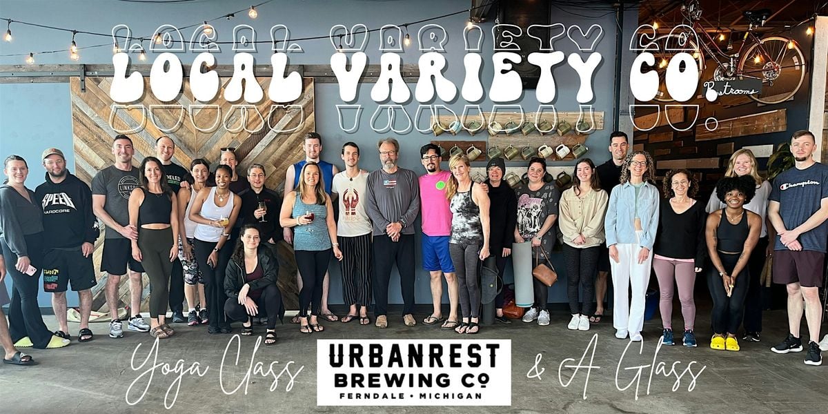 Yoga Class and a Glass, 23 August | Event in Ferndale | AllEvents