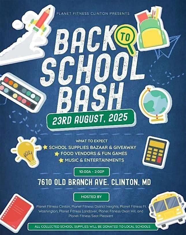 BACK TO SCHOOL BASH, 23 August | Event in Clinton | AllEvents