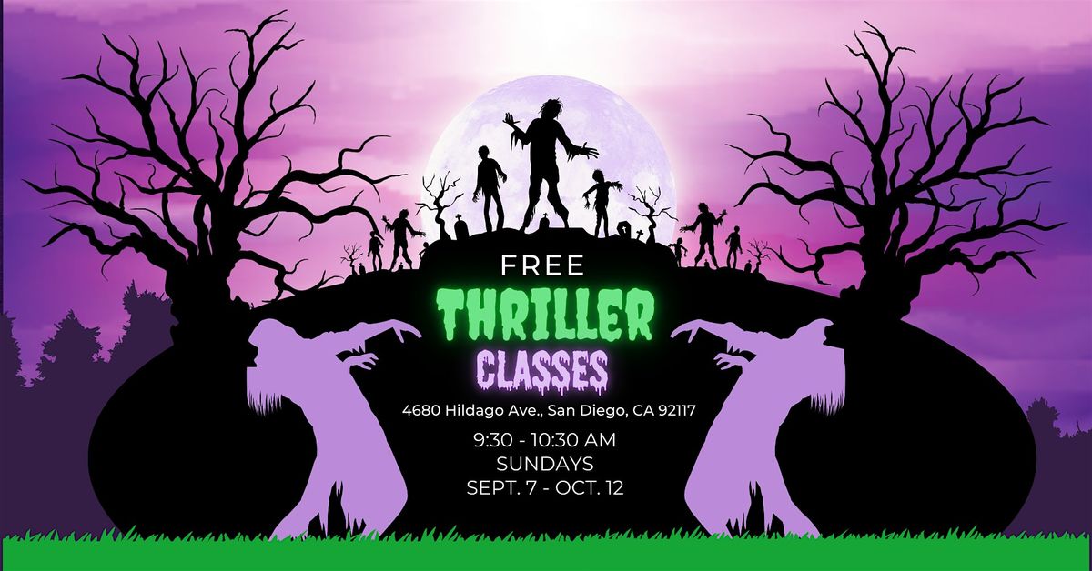 FREE Thriller Classes, Clairemont, 7 September | Event in San Diego | AllEvents