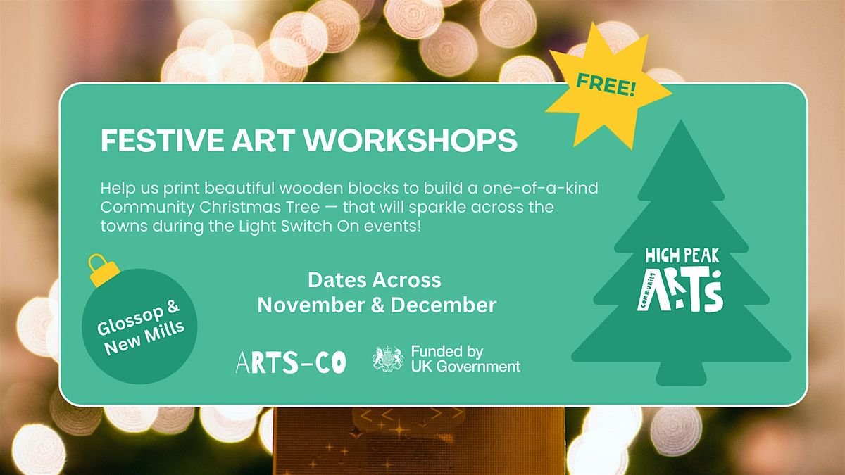 Free Festive Art Workshops - Glossop | Event in Glossop | AllEvents